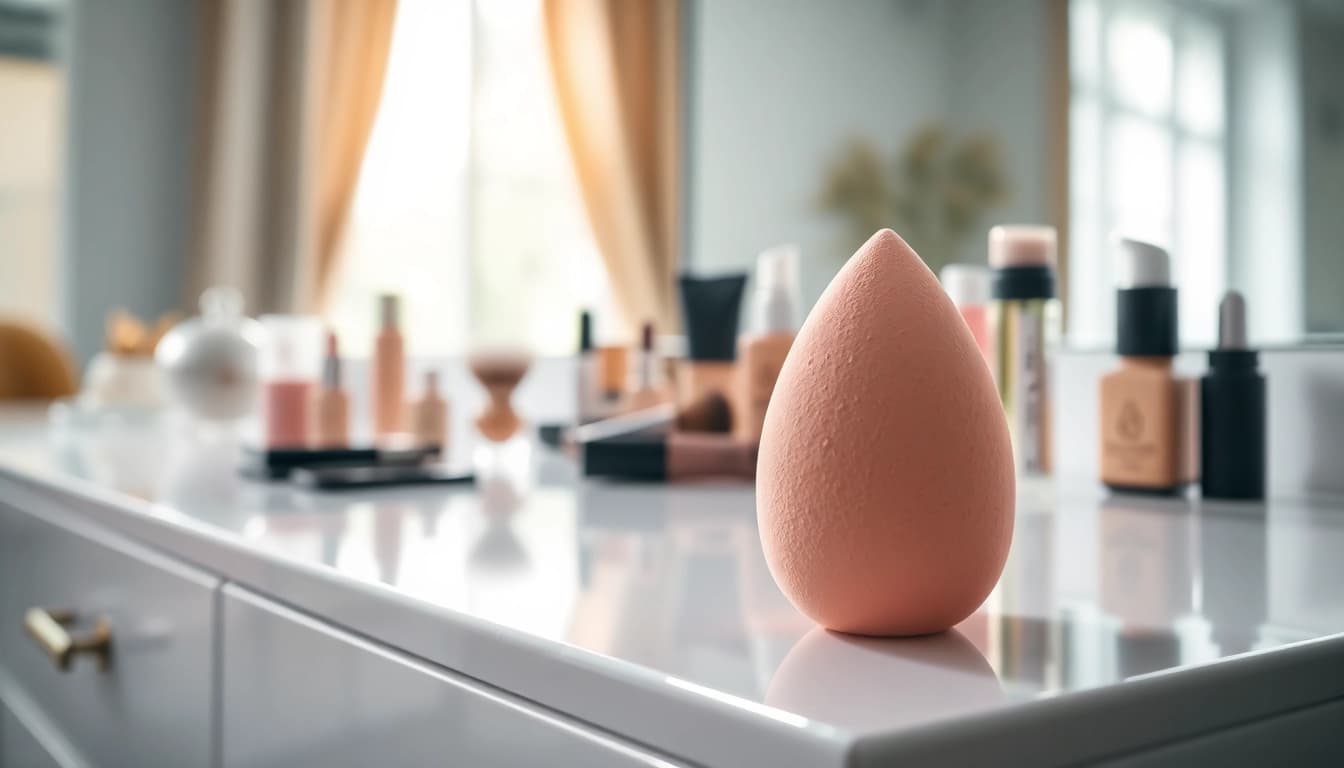 Apply silicone sponge makeup for flawless results with smooth coverage and no product waste.