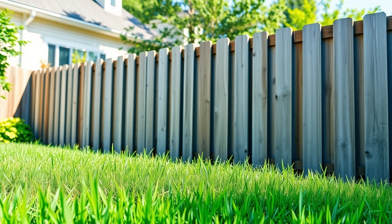 Fence cleaning service revitalizing a wooden fence in a bright garden setting.