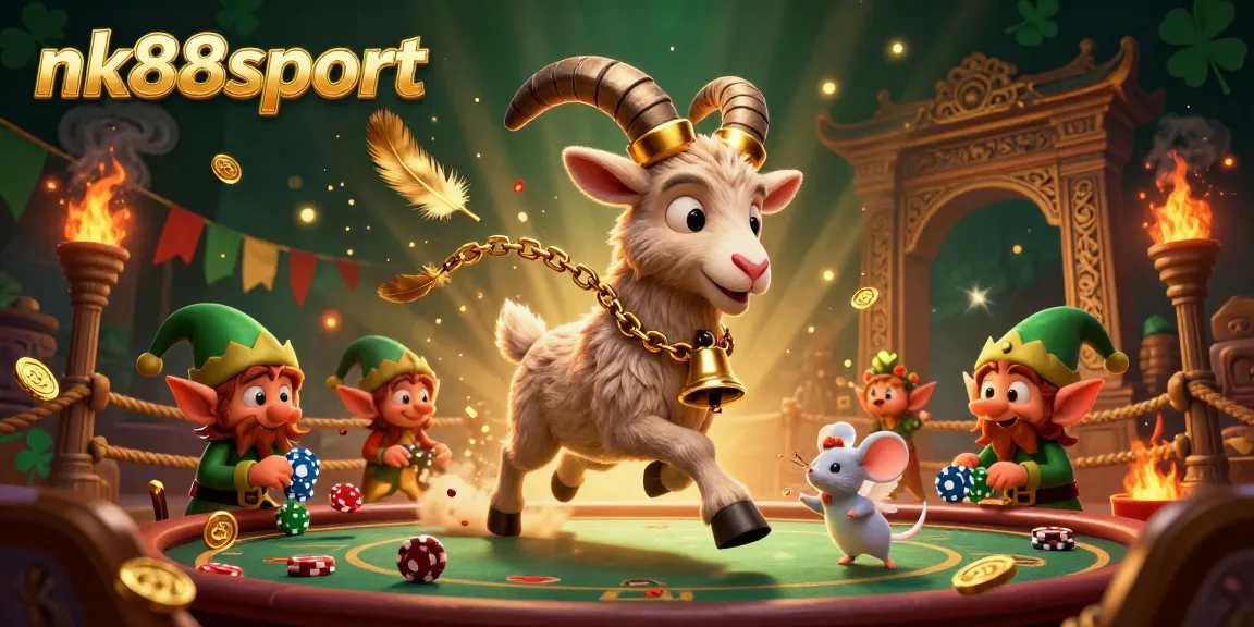 Experience nk88sport thrilling casino action with characters in festive costumes, showcasing engaging betting dynamics.