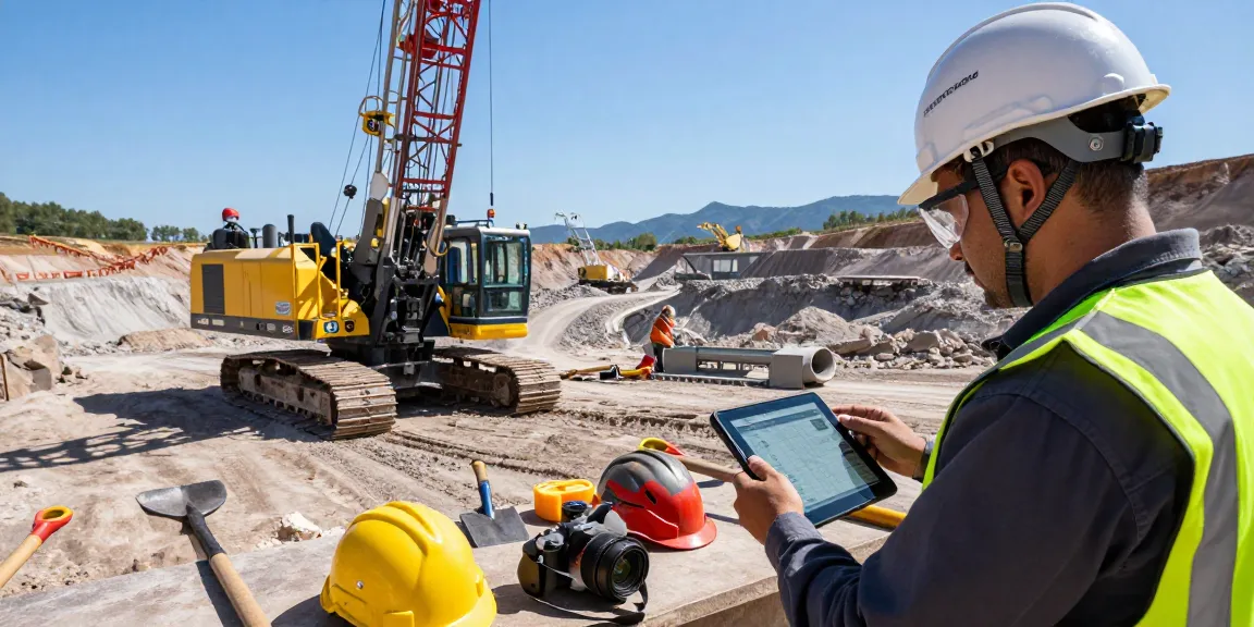 NAGA2000 industrial mining equipment with technician inspecting, showcasing operational efficiency.