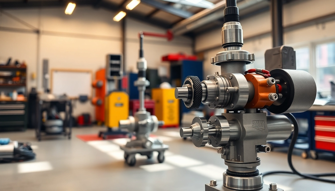 Showcase of custom hydraulic equipment highlighting intricate designs and advanced engineering.
