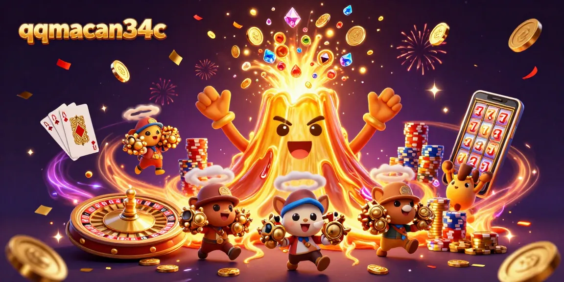 Experience thrilling wins with qqmacan34c’s volcano of treasures erupting in a vibrant casino adventure.