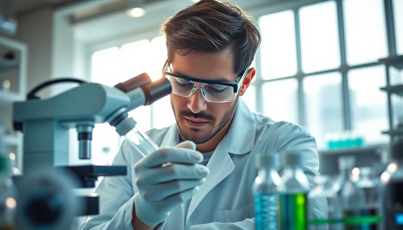Analyze ac peptides in a state-of-the-art research laboratory setting.
