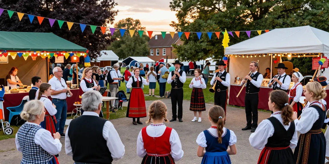 Breton cultural festival scene featuring music, dance, and community joy, emphasizing M98 สล๊อตเว็บตรง.