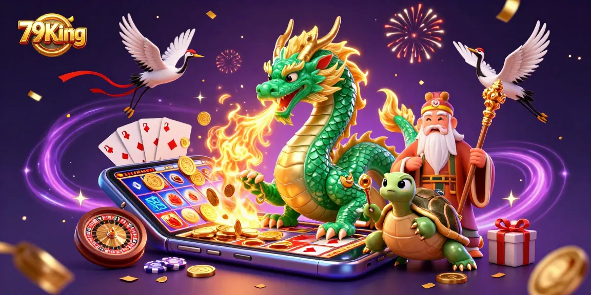 Experience thrilling wins with 79King's vibrant online casino games and dynamic characters.