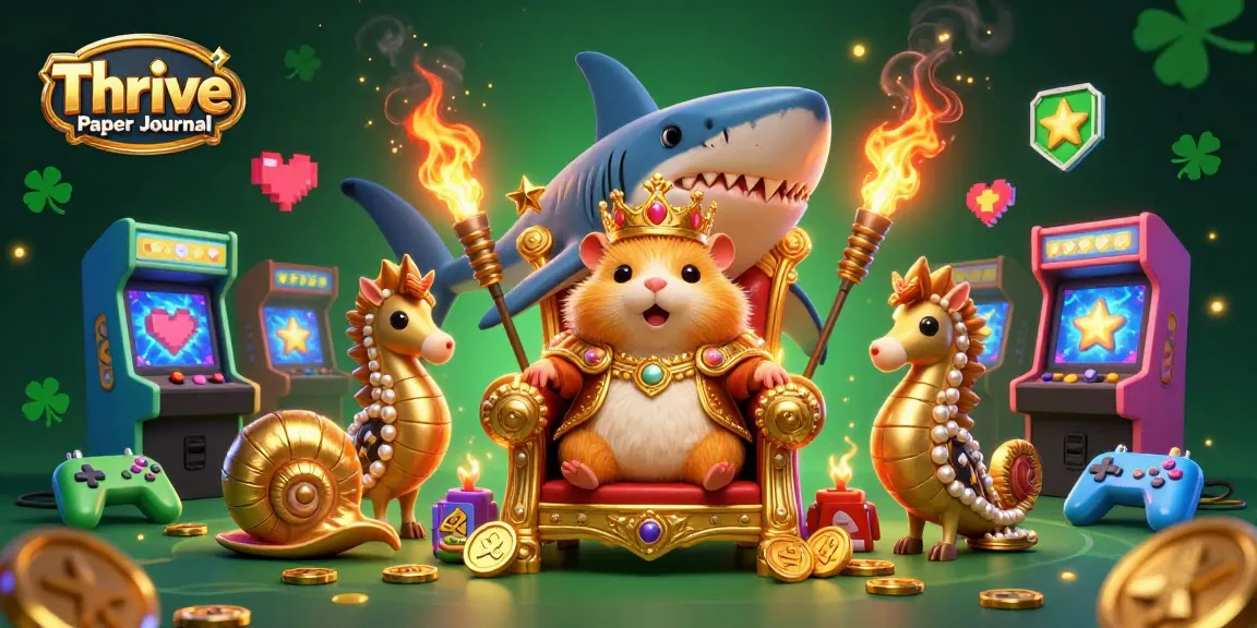 Experience the thrill of winning with Thrive Paper Journal in this vibrant casino-themed illustration.