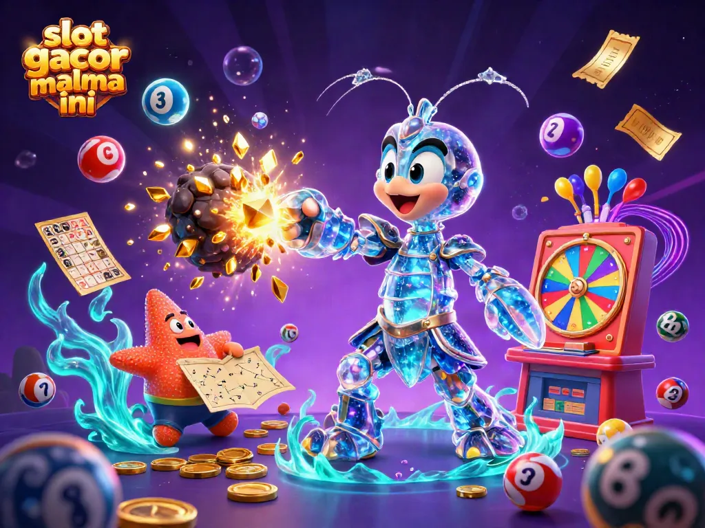 Experience thrilling action in slot gacor malma ini with vibrant colors and animated casino elements.