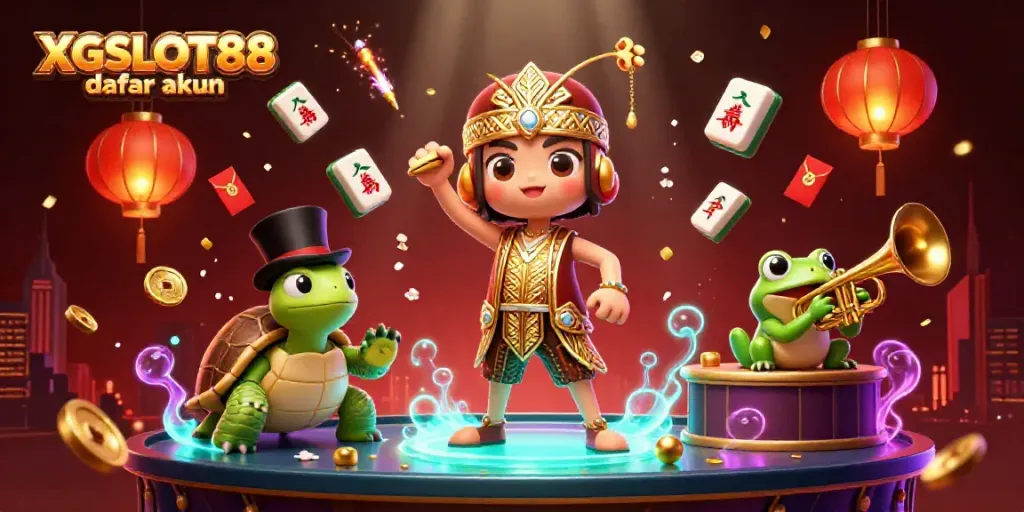 Gambarkan XGSLOT88 daftar akun dengan keseruan permainan slot di kasino online.