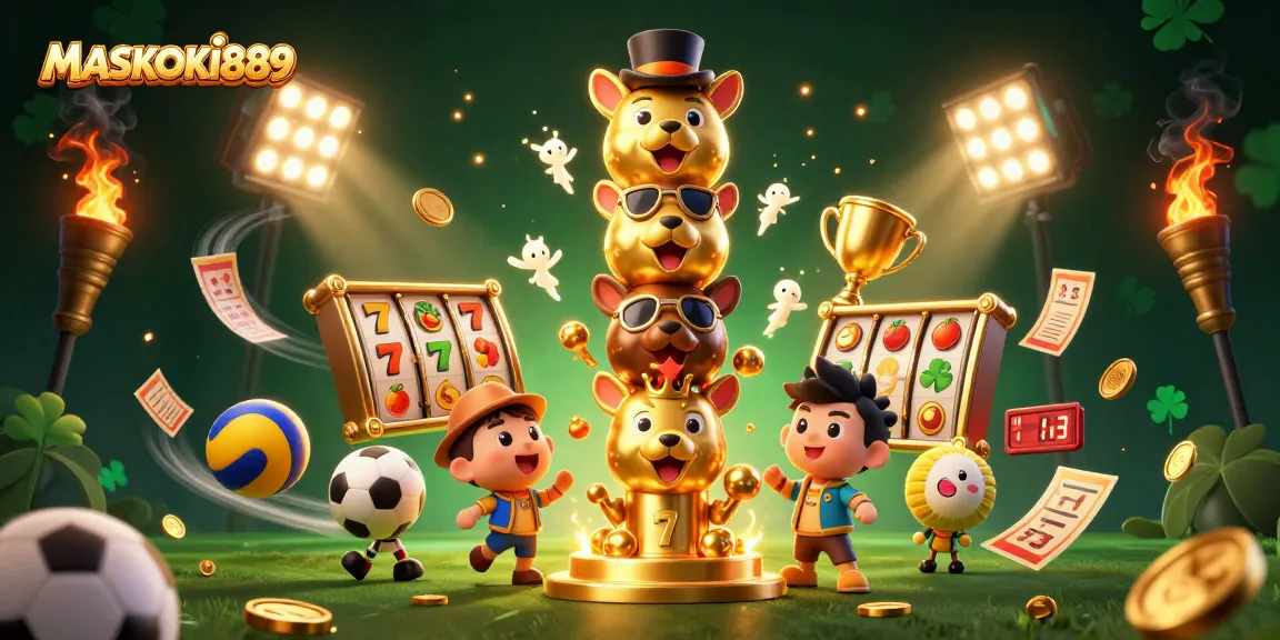 Engage with winning strategies on MASKOKI889’s immersive slot experience featuring vibrant characters and dynamic elements.