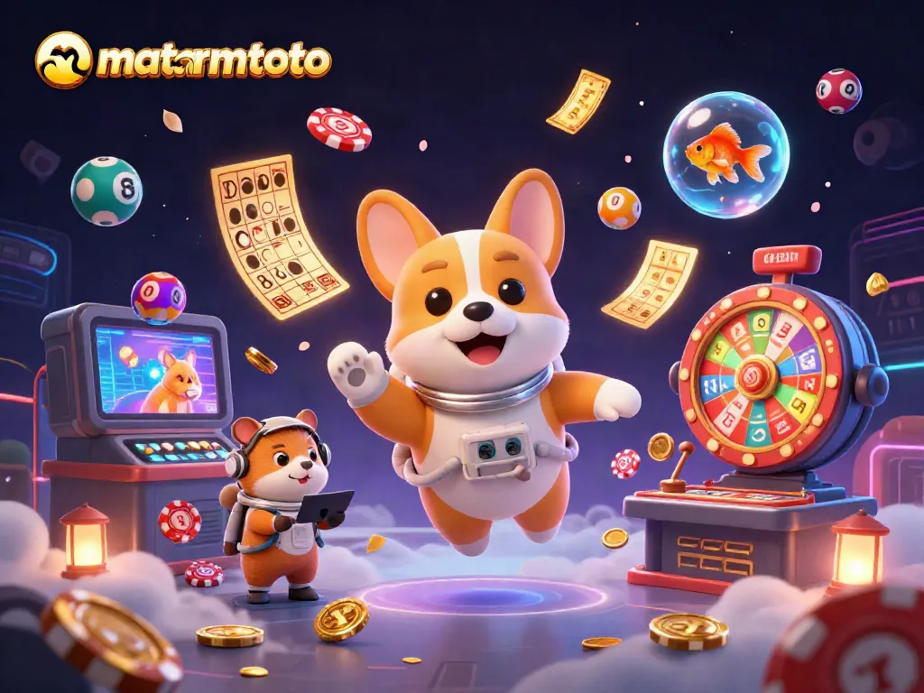 Experience thrilling games at mataramtoto with a colorful space-themed casino adventure.