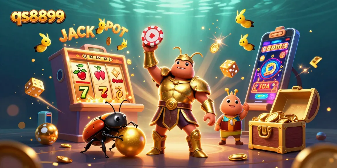 Experience thrilling gameplay with qs8899, featuring vibrant casino elements and a jackpot explosion.
