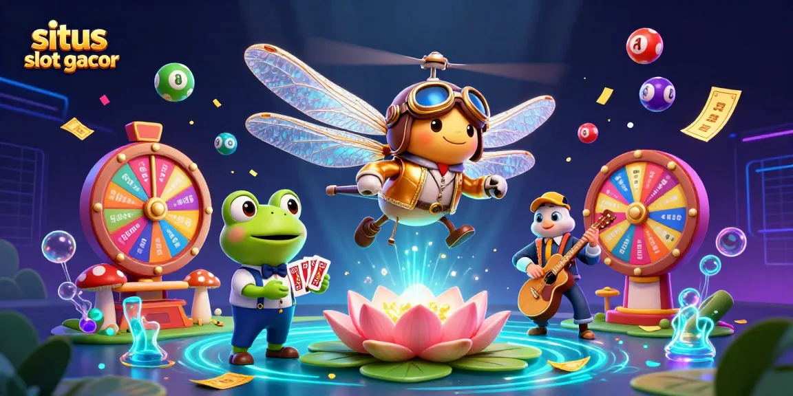 Mengambil kemenangan di situs slot gacor dengan tampilan kasino yang semarak dan elemen permainan menarik.