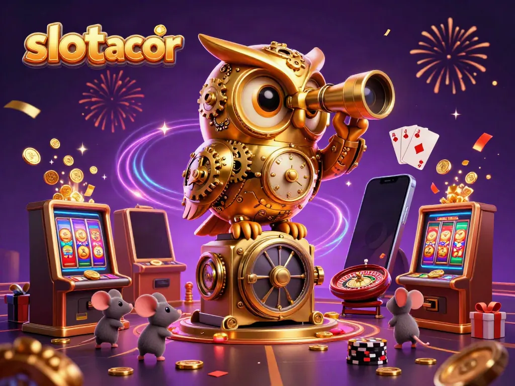 Slot gacor dan karakter kasino di dunia 3D yang meriah penuh keajaiban dan keceriaan.