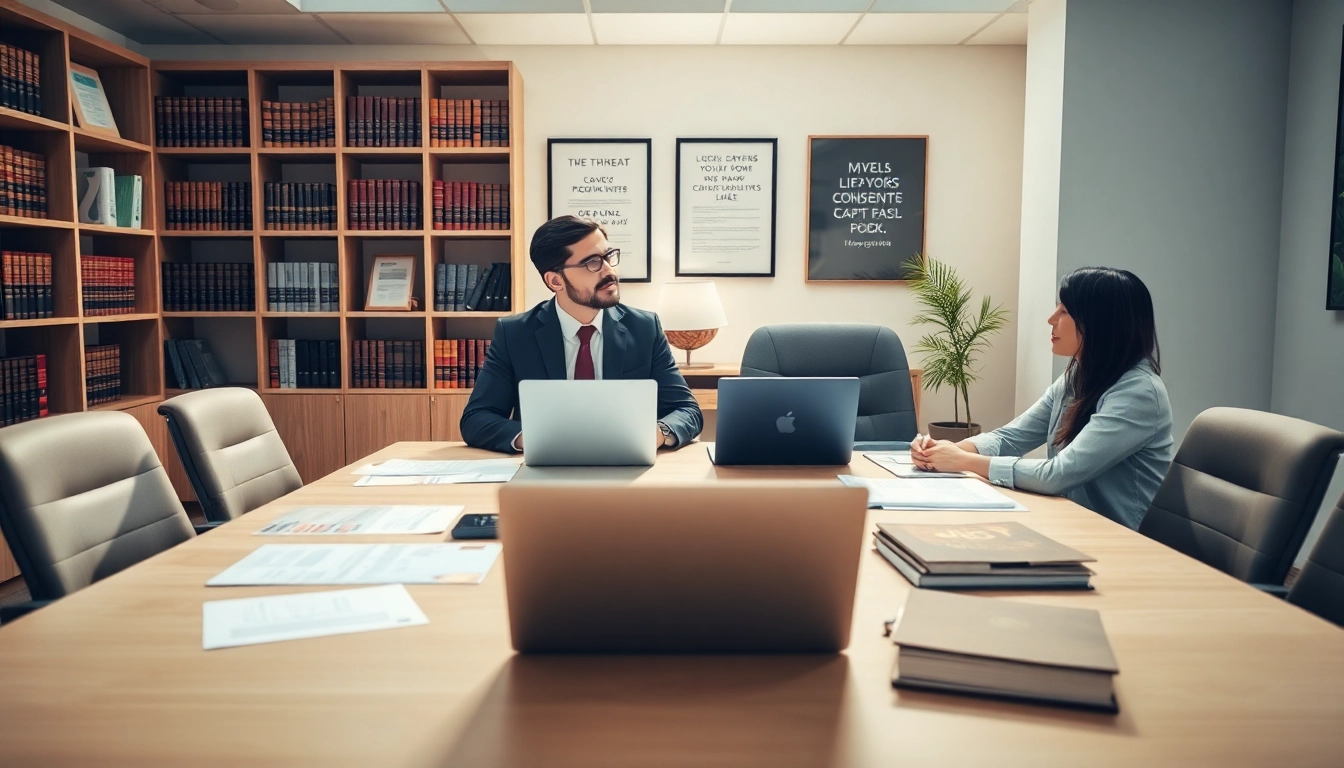 Erbrecht Anwalt erläutert rechtliche Aspekte in einem modernen Büro, das Vertrauen und Professionalität ausstrahlt.