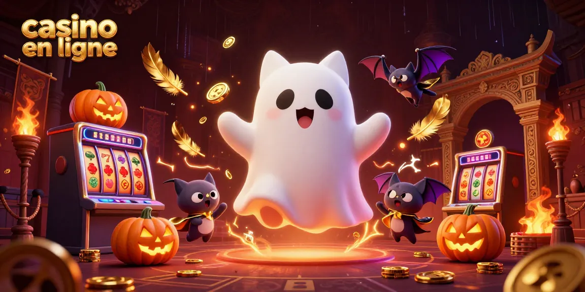 Jouez au casino en ligne avec un chat fantôme, un vampire et des éléments de jeu captivants.