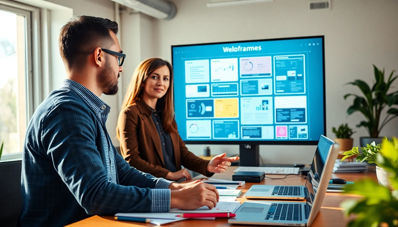 Engaging consultation for edmonton web design showcasing modern layouts and creative tools.