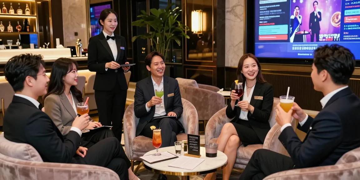 강남구구단의 고급 룸살롱에서 즐거운 모임을 갖고 있는 모습을 담은 이미지