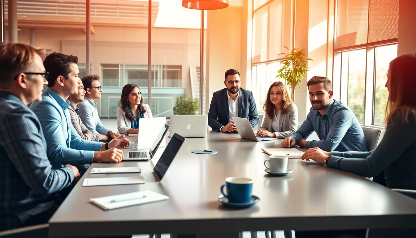 Investor collaboration in Early Stage Investing environment emphasizing teamwork and growth.
