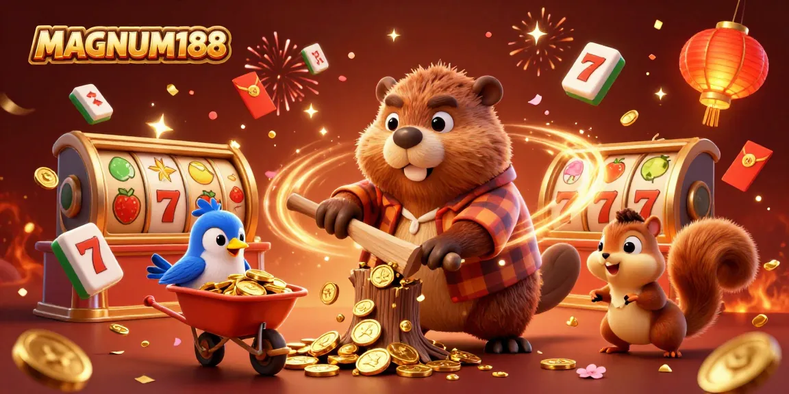 Engage in thrilling gameplay at MAGNUM188 with vivid characters and dynamic casino elements.