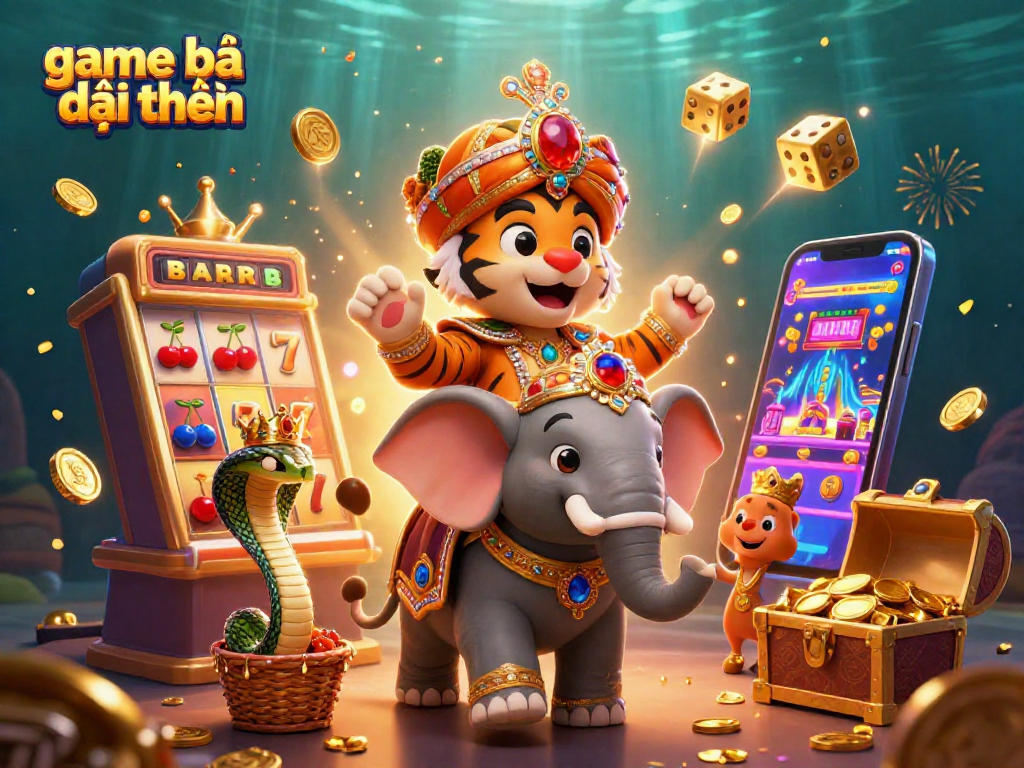Engage in the thrilling game bài đổi thưởng with vibrant characters and dynamic casino elements!