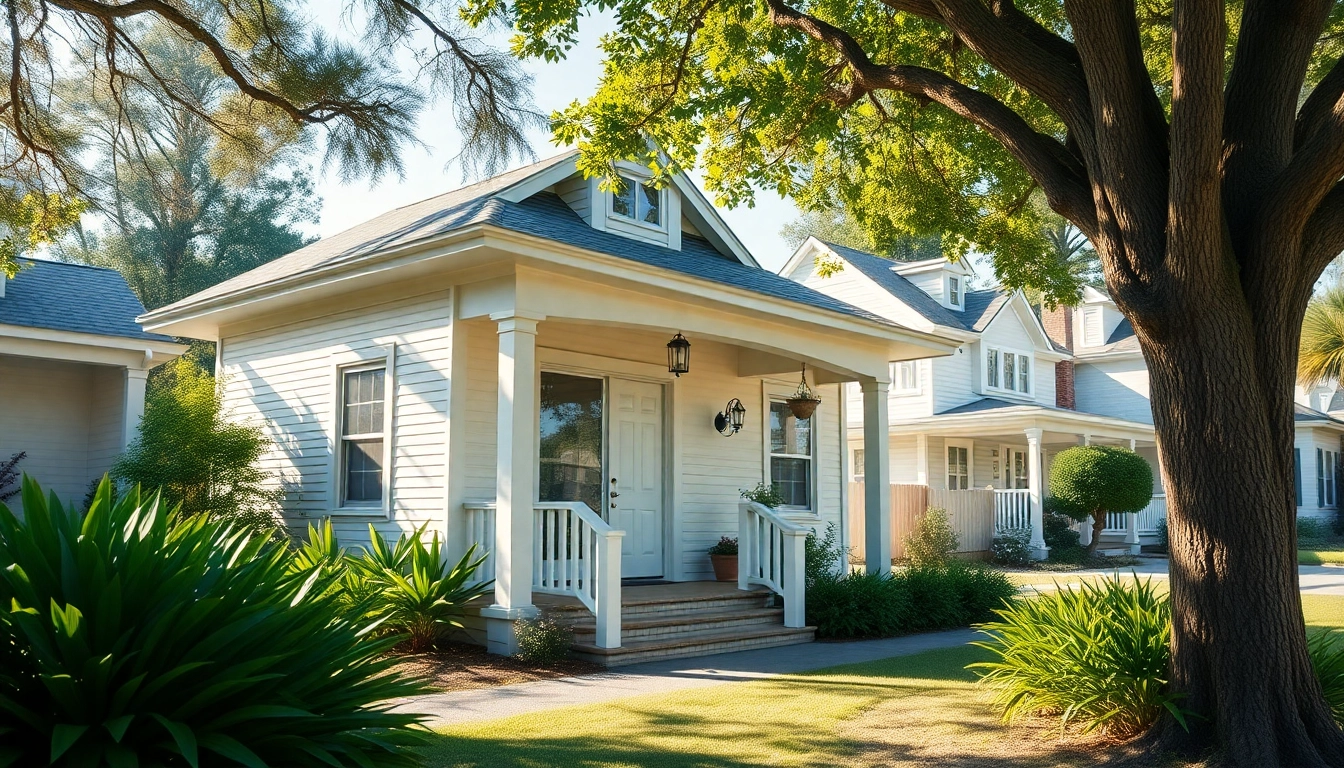 Discover North Hill Pensacola real estate featuring a charming home surrounded by lush greenery.