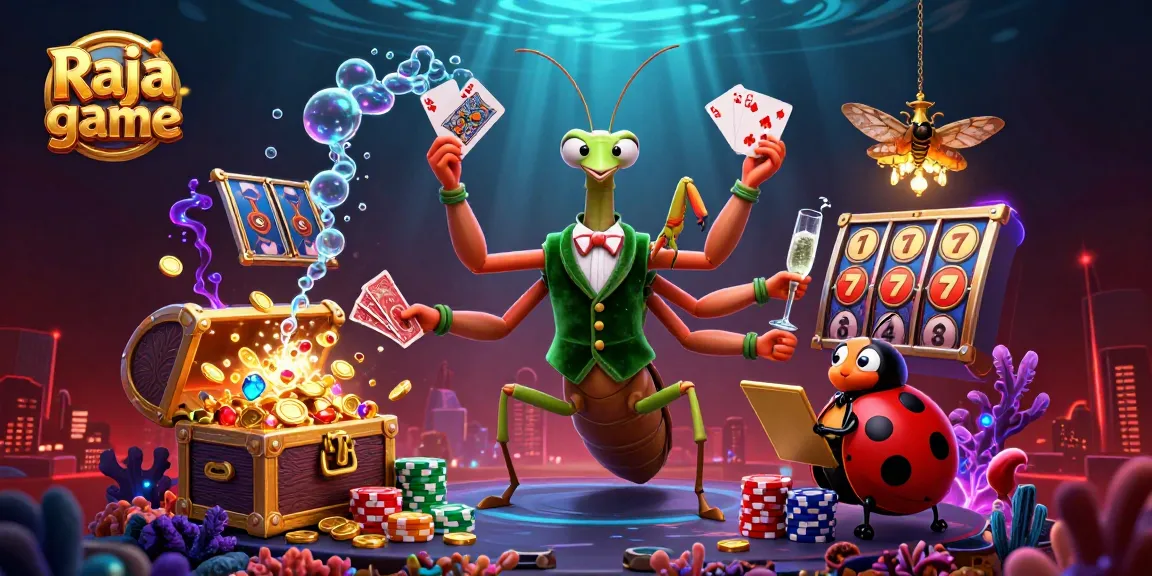 Experience the excitement of Raja game with vibrant card games and jackpot thrills in a lively casino atmosphere.