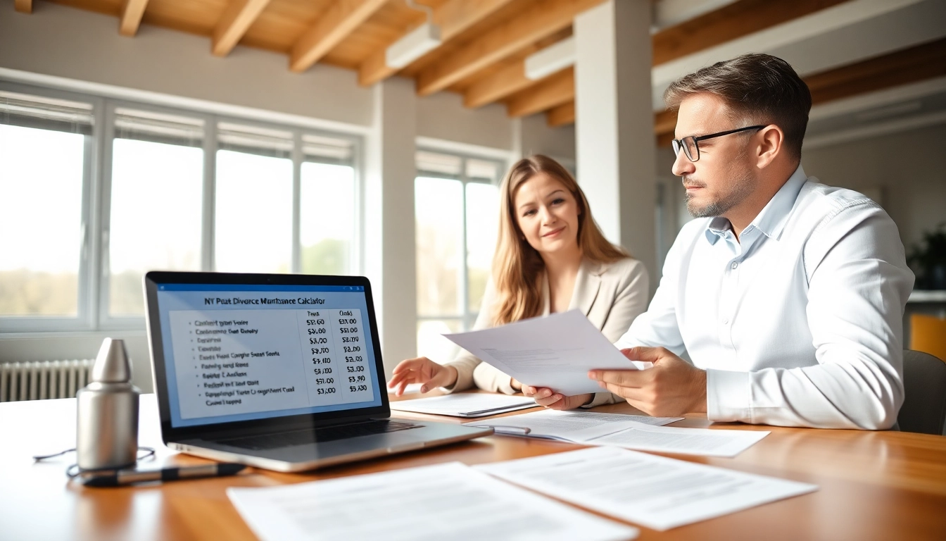 Calculate your future with our NY post-divorce maintenance calculator in a supportive financial planning session.