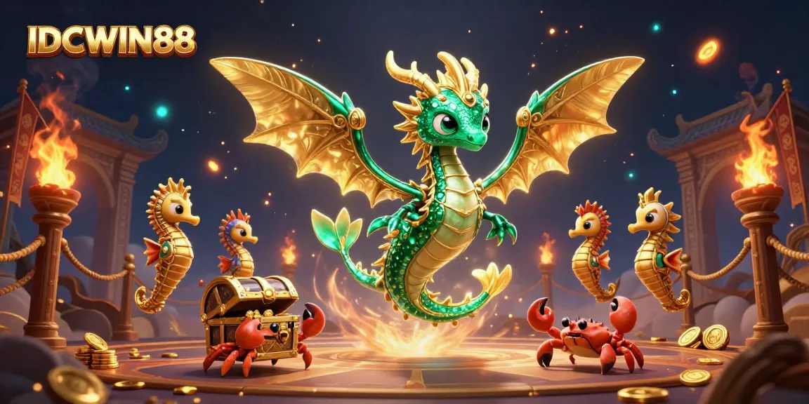 Experience thrilling gameplay at IDCWIN88 with vibrant casino elements and dynamic characters.
