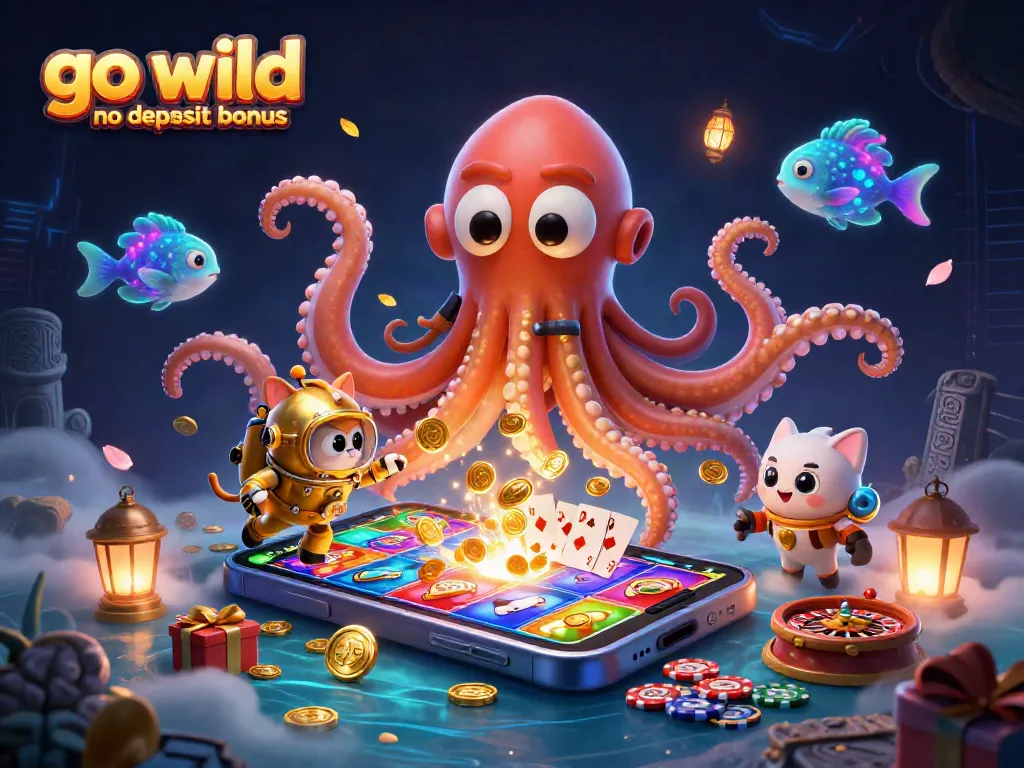 Spin to win with the go wild casino no deposit bonus, filled with wins and fun!