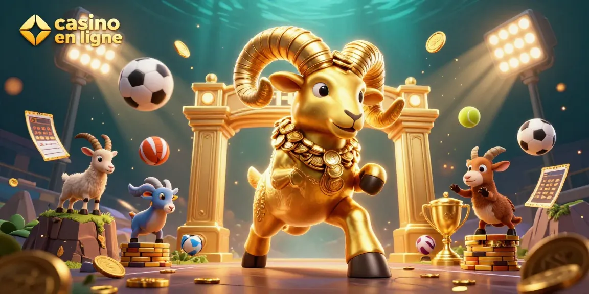 Jouez au casino en ligne avec un taureau doré dynamique et des éléments de jeu captivants.