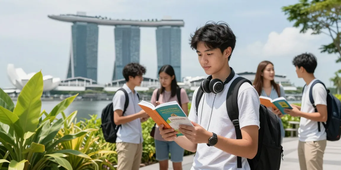 Du học Singapore, sinh viên trải nghiệm môi trường học tập đa dạng tại Singapore với bạn bè quốc tế.