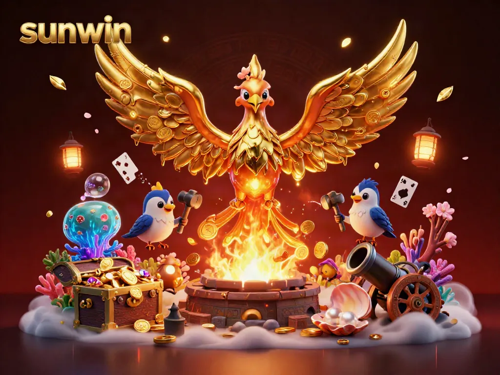 Experience winning with the sunwin gaming escape in a vibrant underwater treasure scene.