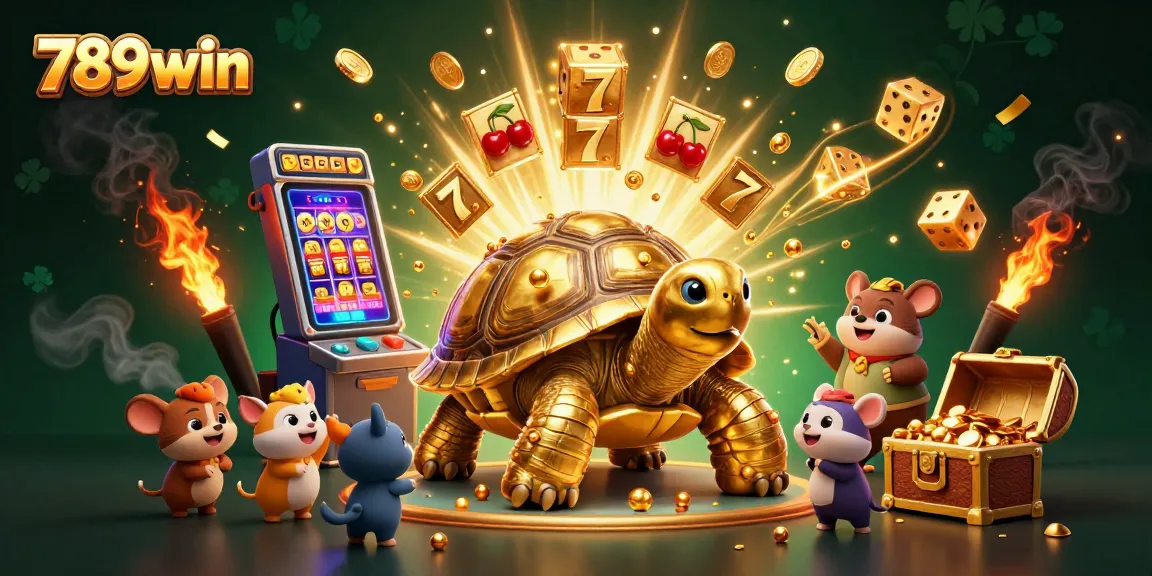 Immerse in the 789win casino experience with animated characters and jackpot excitement.
