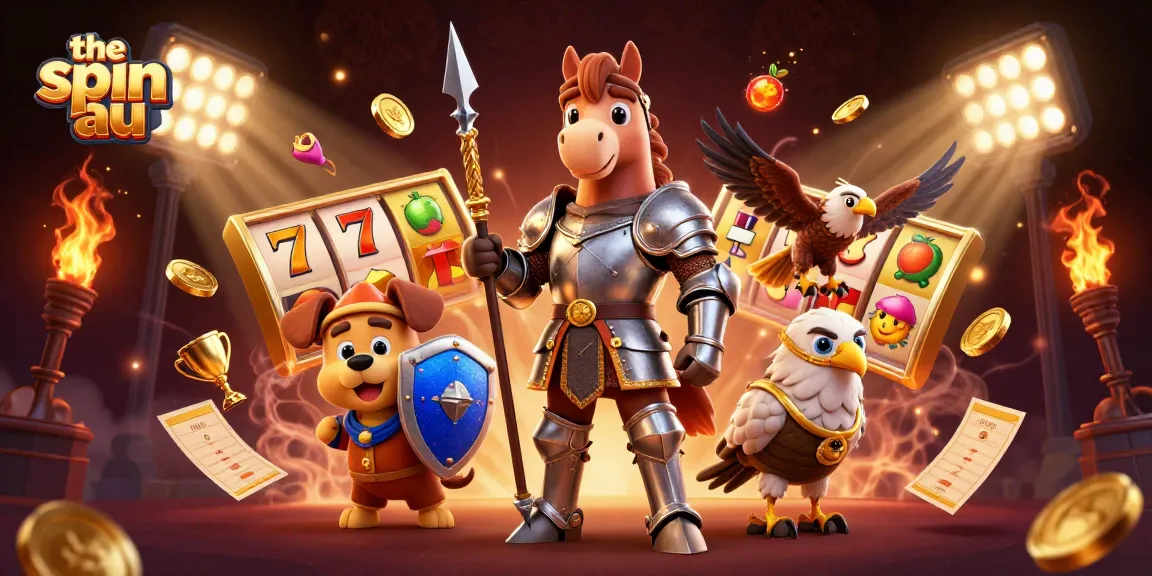The spin au showcases an immersive winning slot experience with dynamic characters and gaming elements.