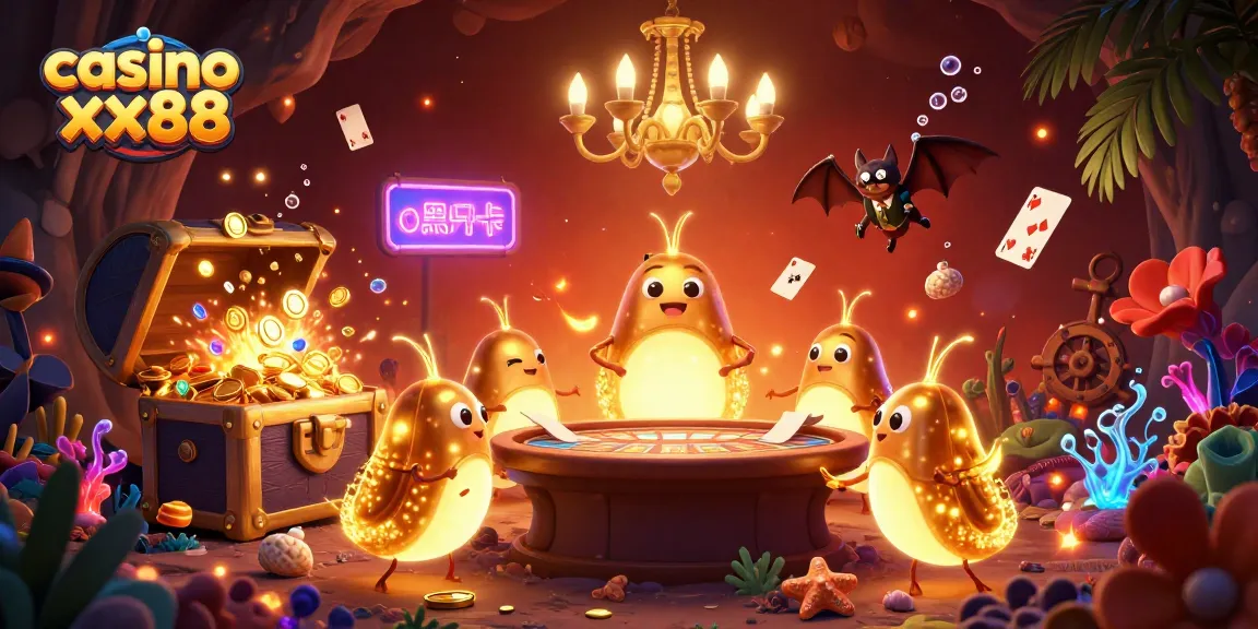 Experience the thrill of dynamic action at casino xx88 with vibrant glowworms in a lively cave.