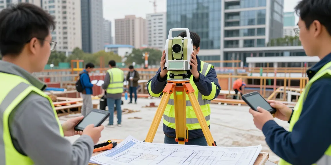 Surveyors using advanced technology for accurate surveys in London.
