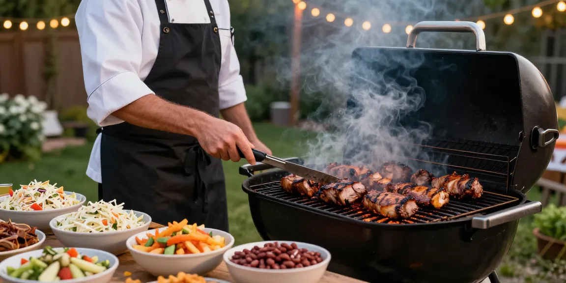 Keberanian BOS88 dalam menyiapkan barbeque yang lezat di taman belakang.