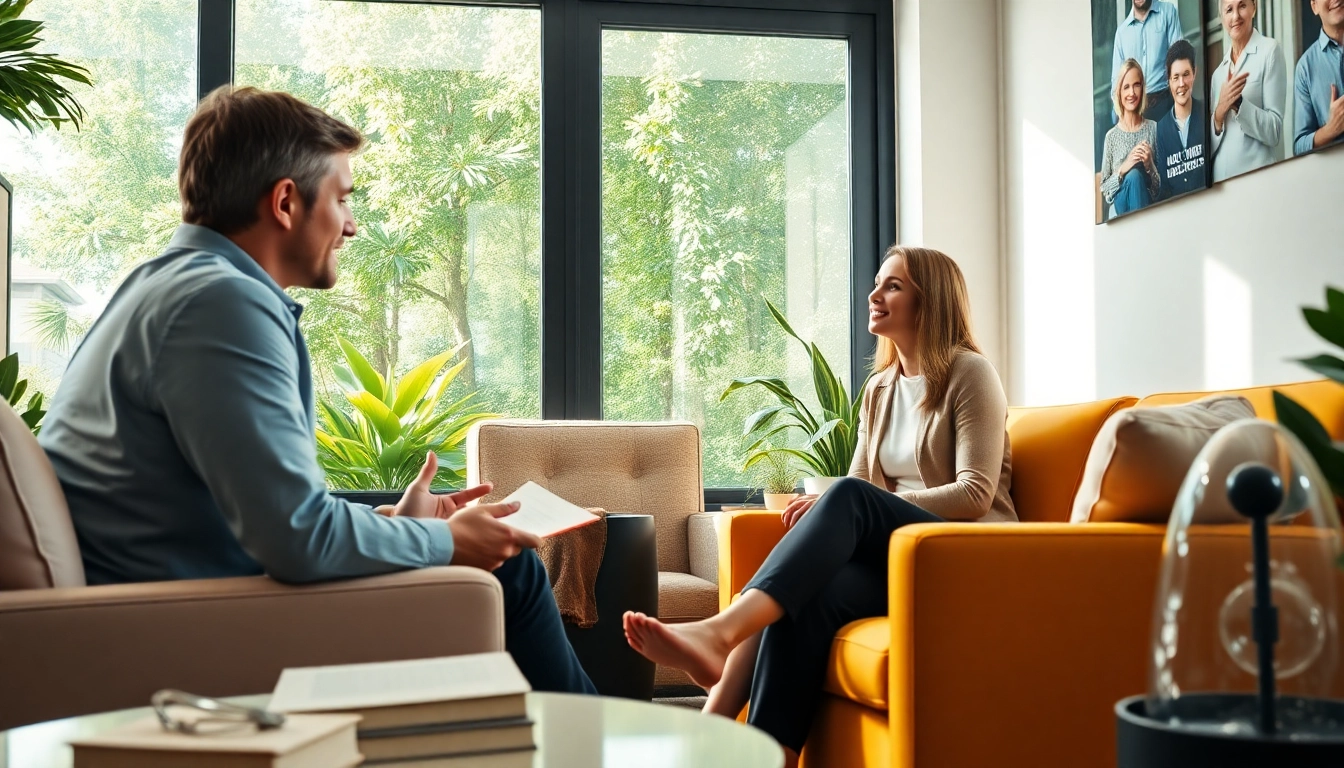 Empowered clients engaging in Life Coaching sessions within a serene setting, showcasing professionalism.