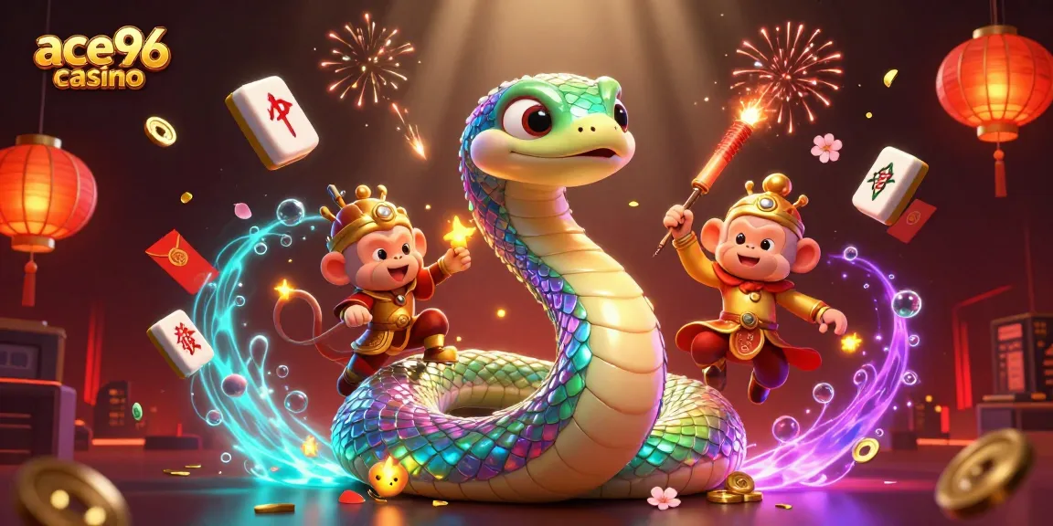 Experience the vibrant world of ace96 casino with a colorful illustration capturing magical gaming moments.