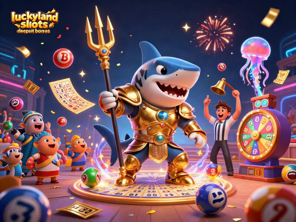Catch the excitement with luckyland slots no deposit bonus featuring a dynamic underwater scene.